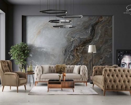 Renk Bordo Gri 30 Fonksiyon Lux Chester Koltuk Takimlari